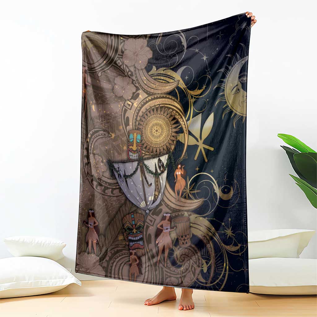 Hawaii Makahiki Blanket Polynesian Sky And Earth DT05 - Polynesian Pride