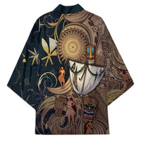 Hawaii Makahiki Kimono Polynesian Sky And Earth DT05 - Polynesian Pride