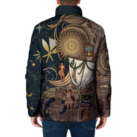 Hawaii Makahiki Padded Jacket Polynesian Sky And Earth DT05 - Polynesian Pride