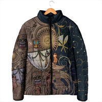 Hawaii Makahiki Padded Jacket Polynesian Sky And Earth DT05 - Polynesian Pride