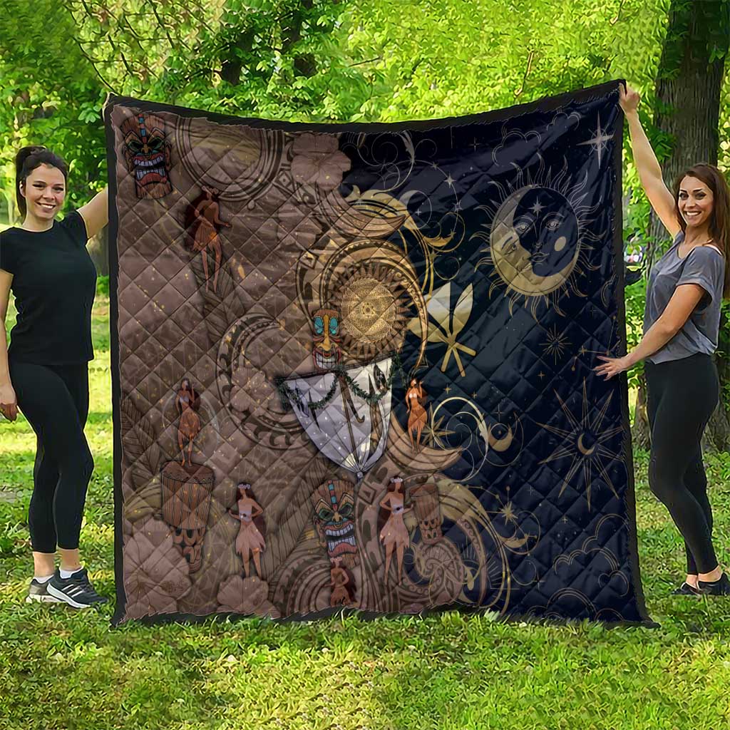 Hawaii Makahiki Quilt Polynesian Sky And Earth DT05 - Polynesian Pride