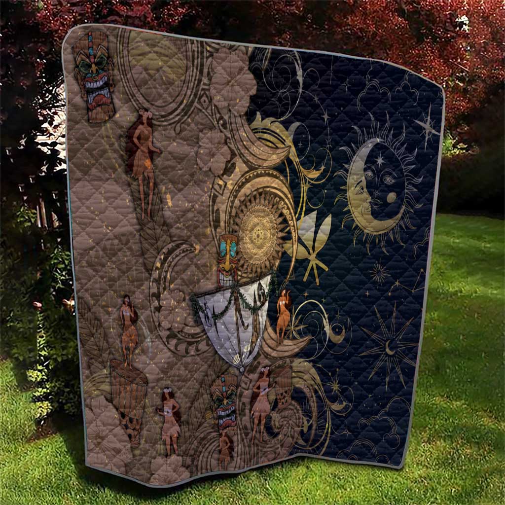 Hawaii Makahiki Quilt Polynesian Sky And Earth DT05 - Polynesian Pride
