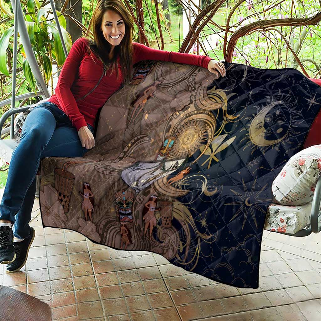 Hawaii Makahiki Quilt Polynesian Sky And Earth DT05 - Polynesian Pride