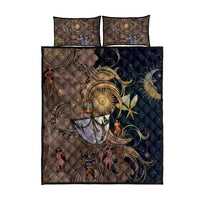Hawaii Makahiki Quilt Bed Set Polynesian Sky And Earth DT05 - Polynesian Pride