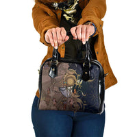 Hawaii Makahiki Shoulder Handbag Polynesian Sky And Earth DT05 One Size Gold - Polynesian Pride
