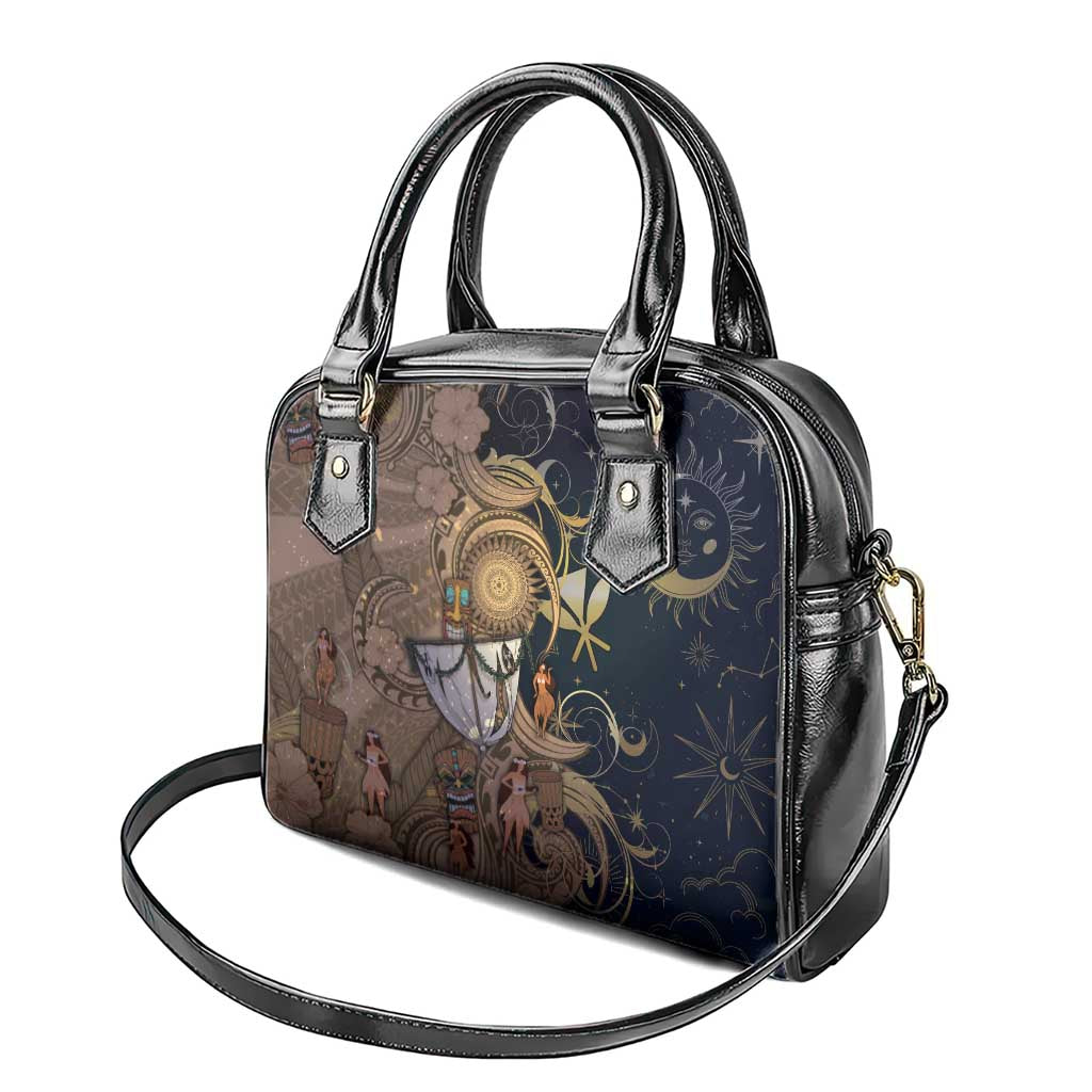 Hawaii Makahiki Shoulder Handbag Polynesian Sky And Earth DT05 - Polynesian Pride