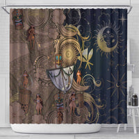 Hawaii Makahiki Shower Curtain Polynesian Sky And Earth DT05 - Polynesian Pride