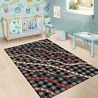 Hawaii Palaka Niihau Shell Lei Area Rug Tropical Island Plaid Patterns DT05 - Polynesian Pride