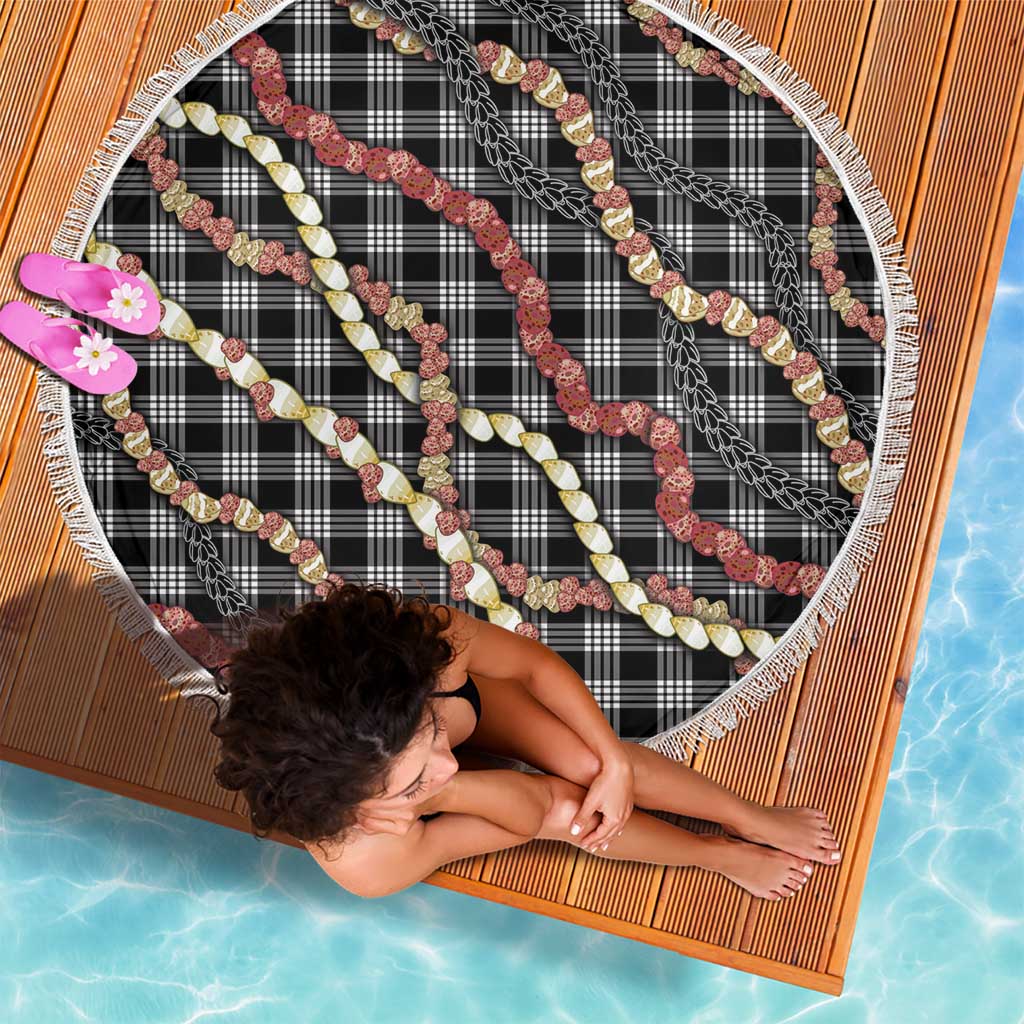 Hawaii Palaka Niihau Shell Lei Beach Blanket Tropical Island Plaid Patterns DT05 - Polynesian Pride