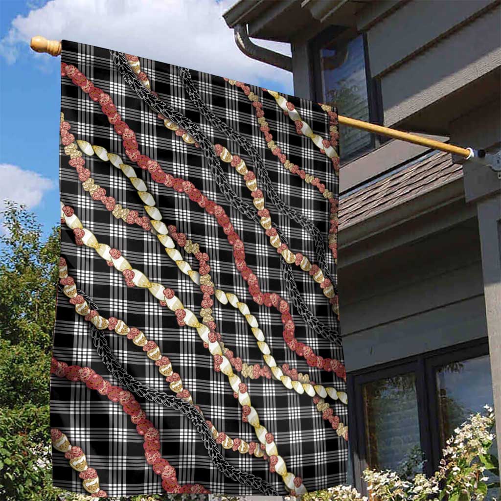Hawaii Palaka Niihau Shell Lei Garden Flag Tropical Island Plaid Patterns DT05 - Polynesian Pride