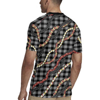 Hawaii Palaka Niihau Shell Lei Rugby Jersey Tropical Island Plaid Patterns DT05 - Polynesian Pride