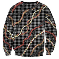 Hawaii Palaka Niihau Shell Lei Sweatshirt Tropical Island Plaid Patterns DT05 - Polynesian Pride