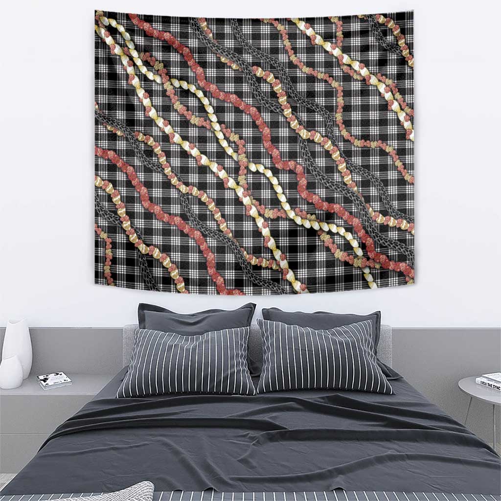Hawaii Palaka Niihau Shell Lei Tapestry Tropical Island Plaid Patterns DT05 - Polynesian Pride