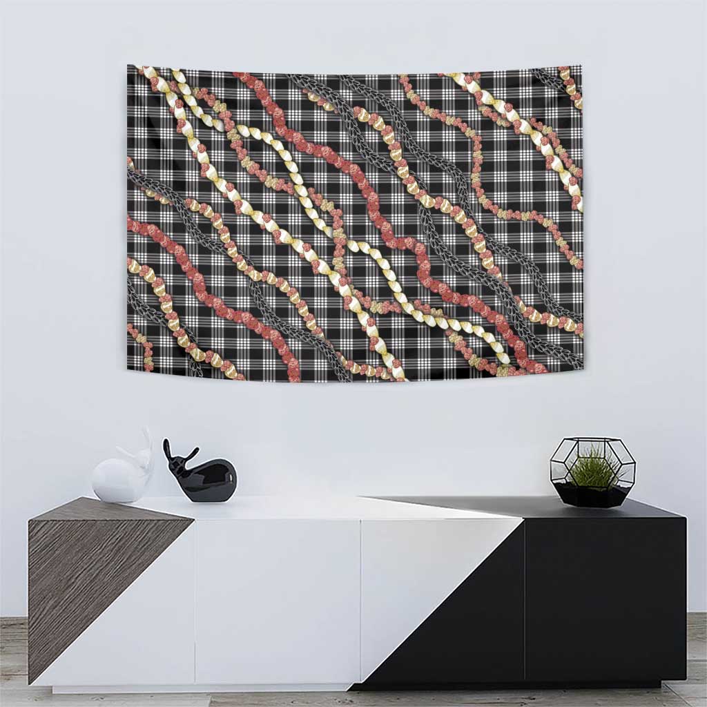Hawaii Palaka Niihau Shell Lei Tapestry Tropical Island Plaid Patterns DT05 - Polynesian Pride