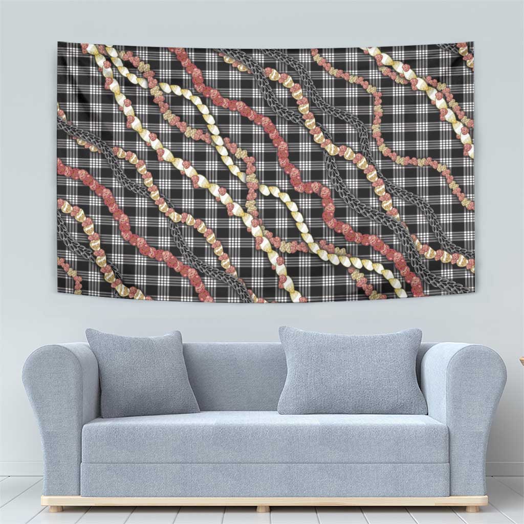Hawaii Palaka Niihau Shell Lei Tapestry Tropical Island Plaid Patterns DT05 - Polynesian Pride