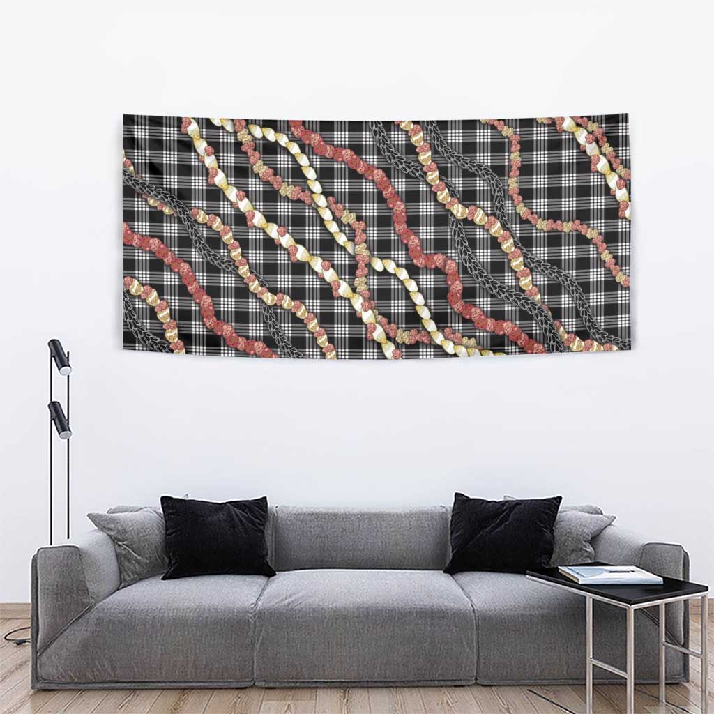 Hawaii Palaka Niihau Shell Lei Tapestry Tropical Island Plaid Patterns DT05 - Polynesian Pride
