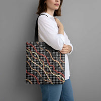 Hawaii Palaka Niihau Shell Lei Tote Bag Tropical Island Plaid Patterns DT05 - Polynesian Pride