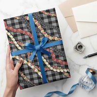 Hawaii Palaka Niihau Shell Lei Wrapping Paper Tropical Island Plaid Patterns DT05 - Polynesian Pride