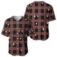 Hawaii Palaka Kahelelani Shell Lei Costume Baseball Jersey Plaid Patterns DT05 - Polynesian Pride