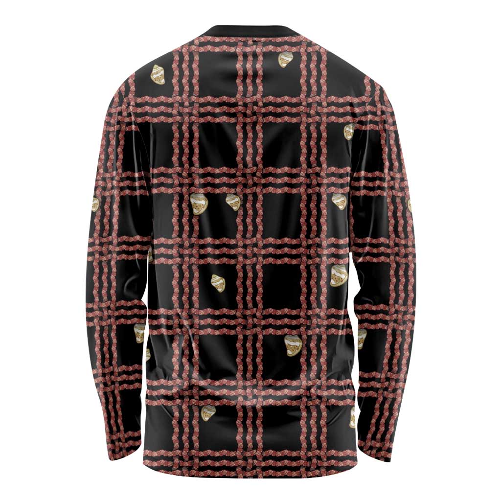 Hawaii Palaka Kahelelani Shell Lei Costume Long Sleeve Shirt Plaid Patterns DT05 - Polynesian Pride