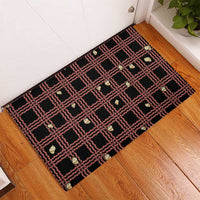 Hawaii Palaka Kahelelani Shell Lei Costume Rubber Doormat Plaid Patterns DT05 - Polynesian Pride