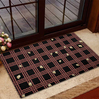 Hawaii Palaka Kahelelani Shell Lei Costume Rubber Doormat Plaid Patterns DT05 - Polynesian Pride