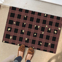 Hawaii Palaka Kahelelani Shell Lei Costume Rubber Doormat Plaid Patterns DT05 - Polynesian Pride