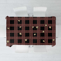 Hawaii Palaka Kahelelani Shell Lei Costume Tablecloth Plaid Patterns DT05 Black - Polynesian Pride