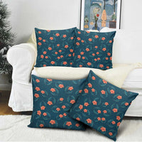 Hawaii Monstera Pillow Cover Hibiscus Flowers Simple Style DT05 - Polynesian Pride