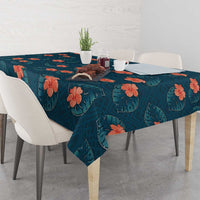 Hawaii Monstera Tablecloth Hibiscus Flowers Simple Style DT05 - Polynesian Pride