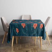 Hawaii Monstera Tablecloth Hibiscus Flowers Simple Style DT05 - Polynesian Pride