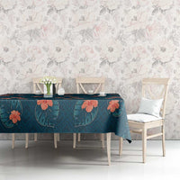 Hawaii Monstera Tablecloth Hibiscus Flowers Simple Style DT05 - Polynesian Pride