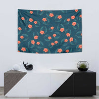 Hawaii Monstera Tapestry Hibiscus Flowers Simple Style DT05 - Polynesian Pride
