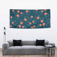 Hawaii Monstera Tapestry Hibiscus Flowers Simple Style DT05 - Polynesian Pride