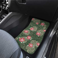 Hawaii Car Mats Green Polynesian Monstera Patterns DT05 - Polynesian Pride