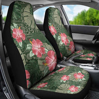 Hawaii Car Seat Cover Green Polynesian Monstera Patterns DT05 - Polynesian Pride