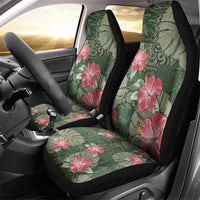 Hawaii Car Seat Cover Green Polynesian Monstera Patterns DT05 - Polynesian Pride