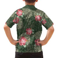 Hawaii Hawaiian Shirt Green Polynesian Monstera Patterns DT05 - Polynesian Pride