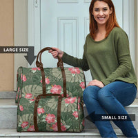 Hawaii Travel Bag Green Polynesian Monstera Patterns DT05 - Polynesian Pride