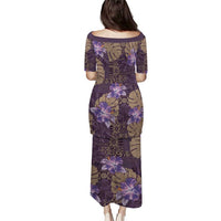Hawaii Puletasi Purple Polynesian Monstera Patterns DT05 - Polynesian Pride