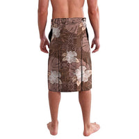 Hawaii Lavalava Brown Polynesian Monstera Patterns DT05 - Polynesian Pride