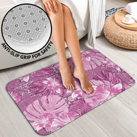 Hawaii Bathroom Set Magenta Polynesian Monstera Patterns DT05 - Polynesian Pride