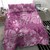 Hawaii Bedding Set Magenta Polynesian Monstera Patterns DT05 - Polynesian Pride