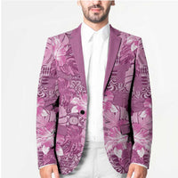 Hawaii Blazer Magenta Polynesian Monstera Patterns DT05 - Polynesian Pride