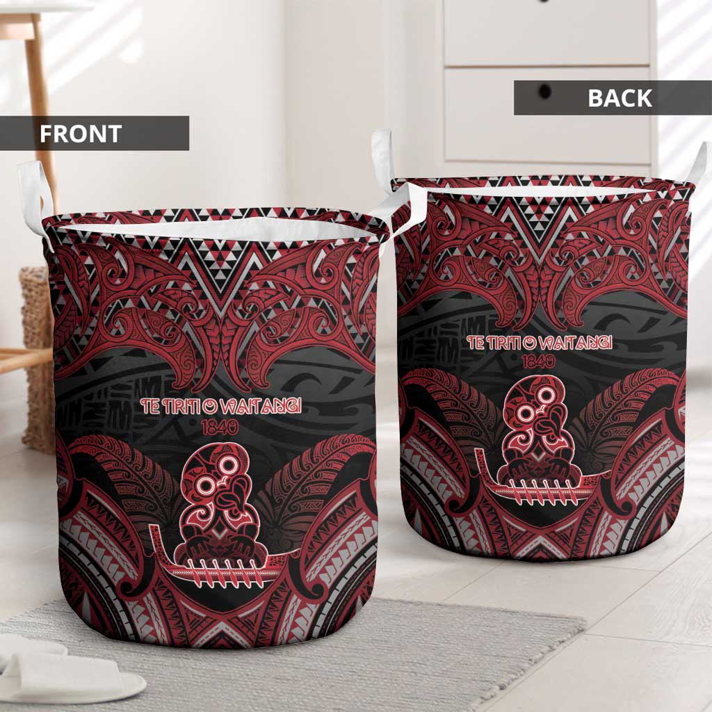 New Zealand Waitangi Day Laundry Basket Te Tiriti O Waitangi 1840 DT05 - Polynesian Pride