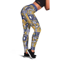 Ekamawir omo Nauru Leggings Pacific Patchwork Xmas Vibes LT9 - Polynesian Pride