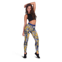 Ekamawir omo Nauru Leggings Pacific Patchwork Xmas Vibes LT9 - Polynesian Pride