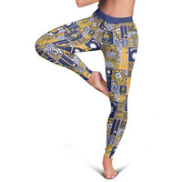 Ekamawir omo Nauru Leggings Pacific Patchwork Xmas Vibes LT9 - Polynesian Pride