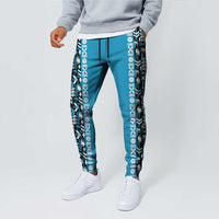 Fiji Bati Jogger Pants Bati Island Warrior Geometry LT9 - Polynesian Pride