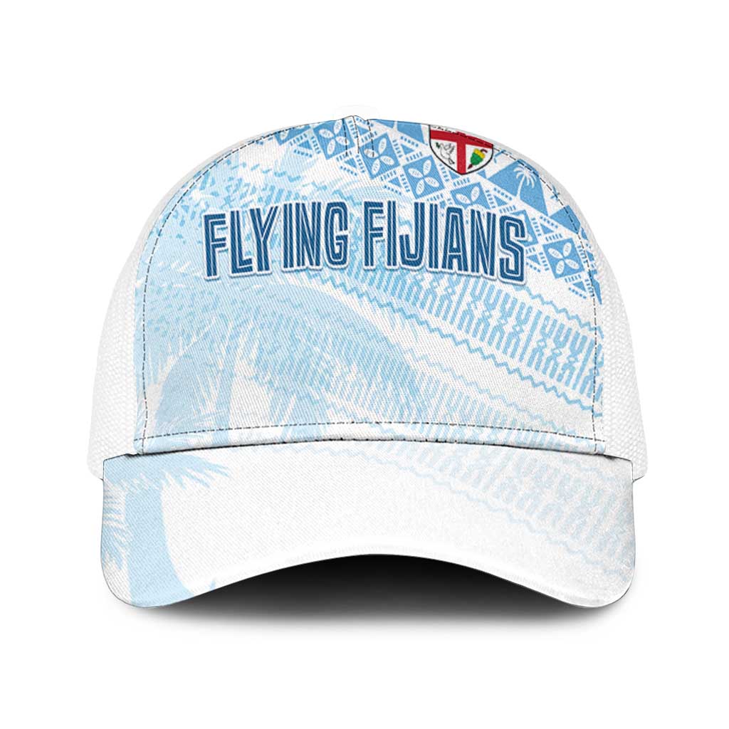 Fiji Rugby Kaiviti Masi Mesh Trucker Cap Turquoise LT7 One Size White Turquoise - Polynesian Pride